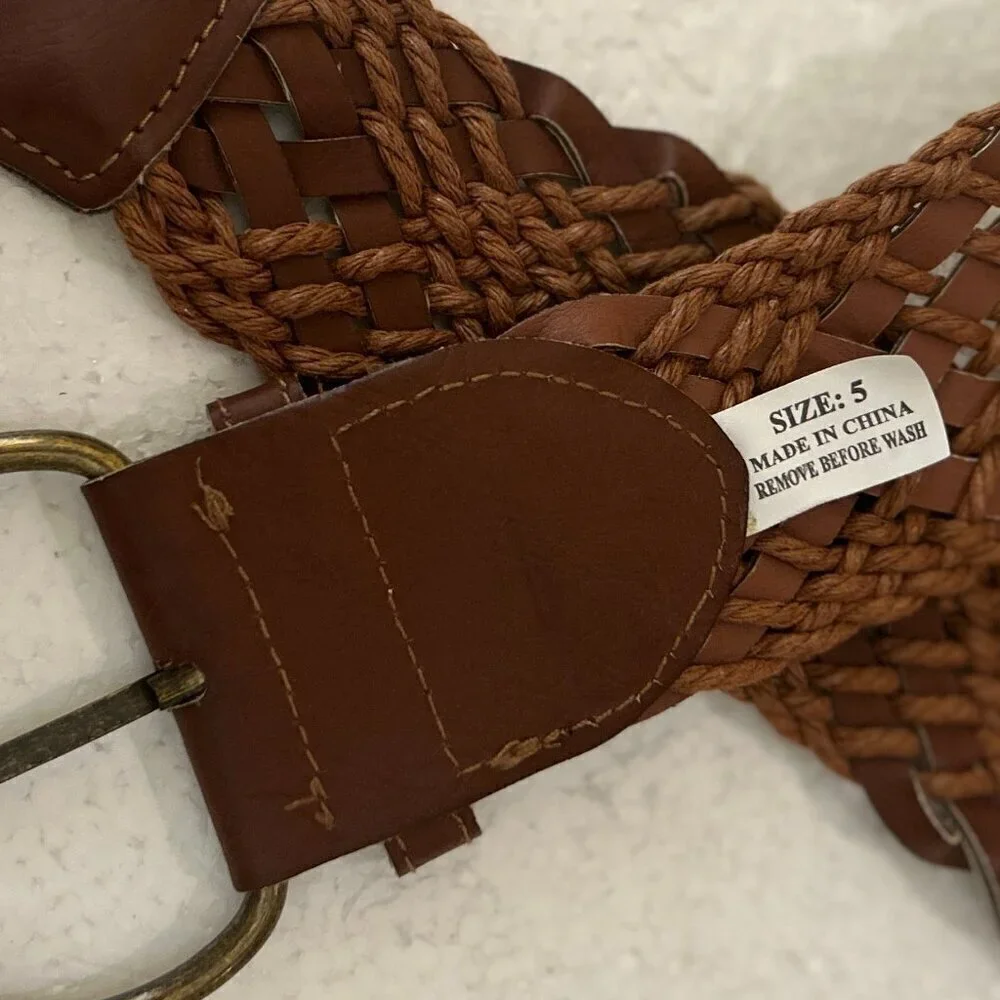 Source Unknown brown braided